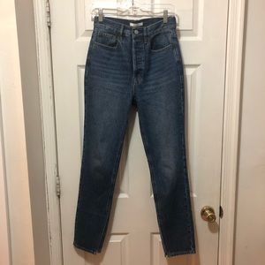 PacSun Split Hem Ultra Rise Jeans
